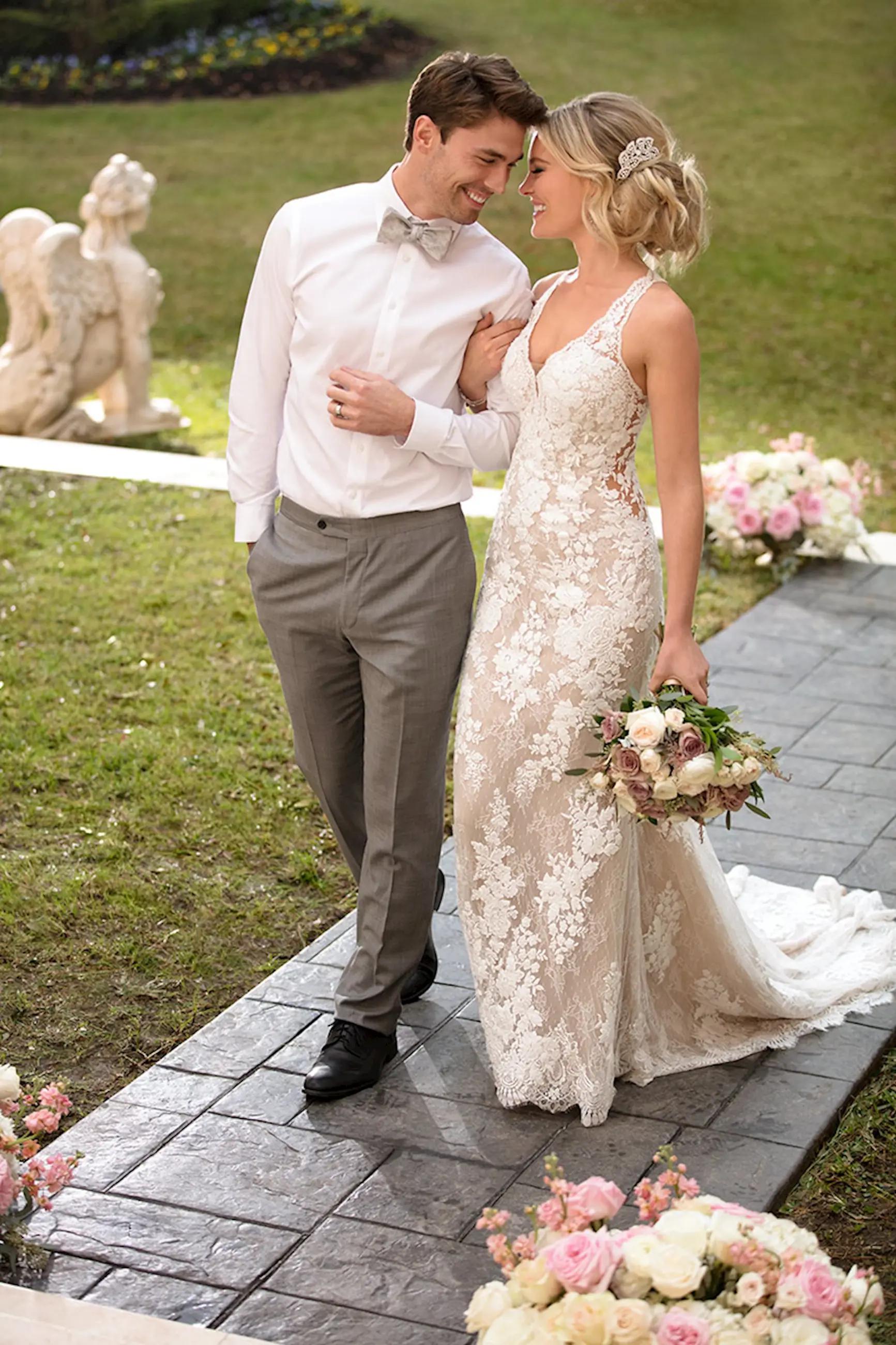 The Timeless Elegance of Lace:  Textured Fabric Options for Your Wedding Dress Image