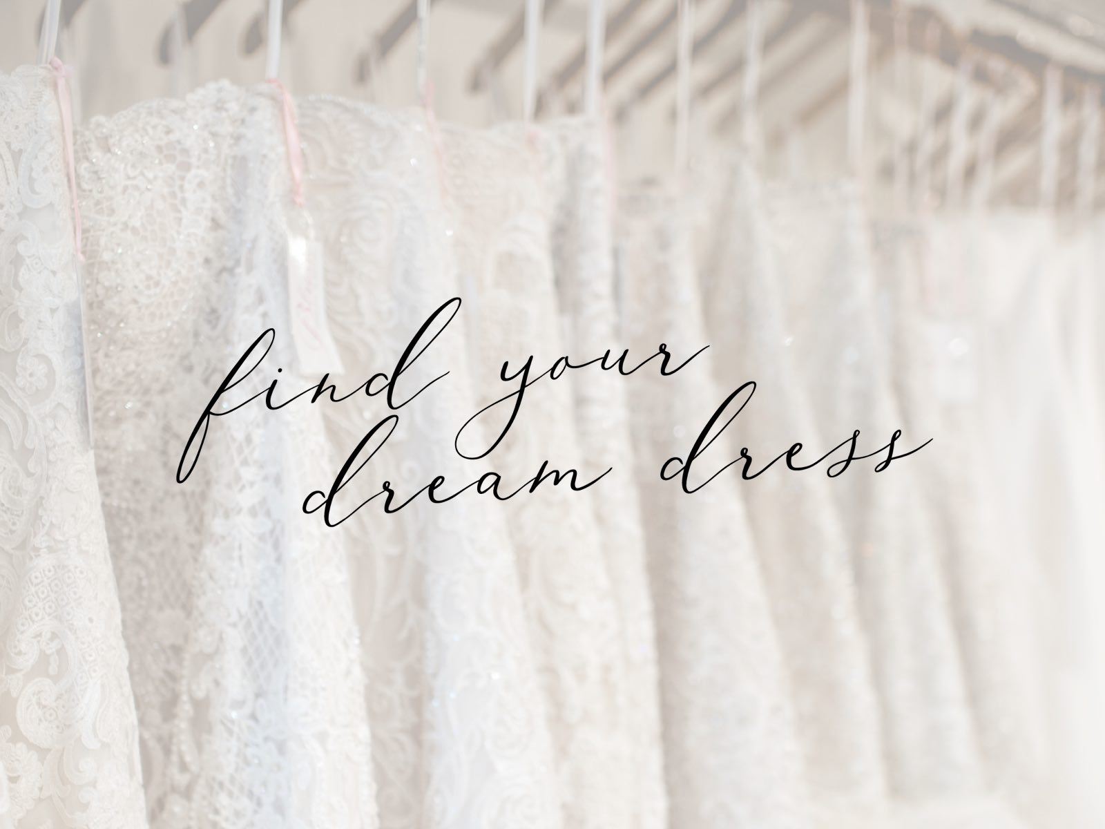 find your dream dress. Mobile image