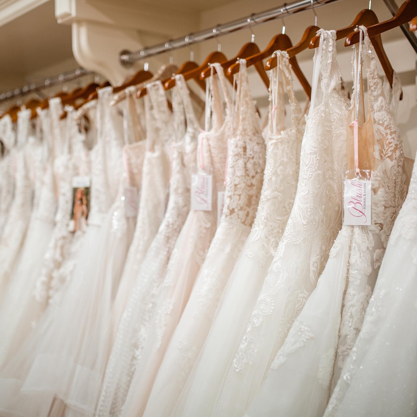 White gowns. Mobile image