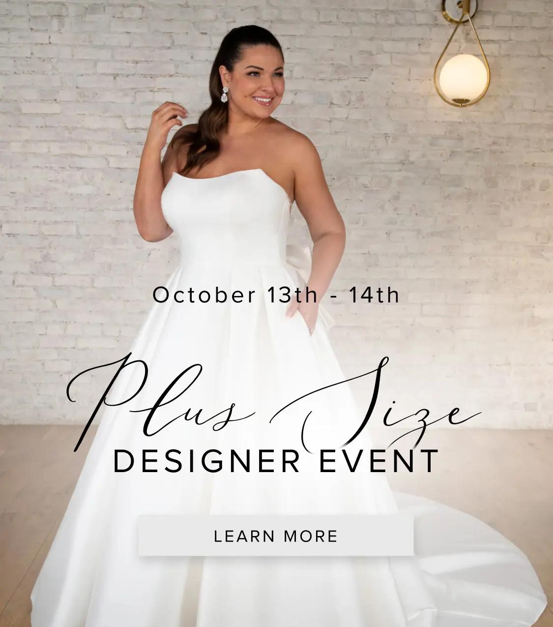 Plus Size Designer Event Banner for Mobile