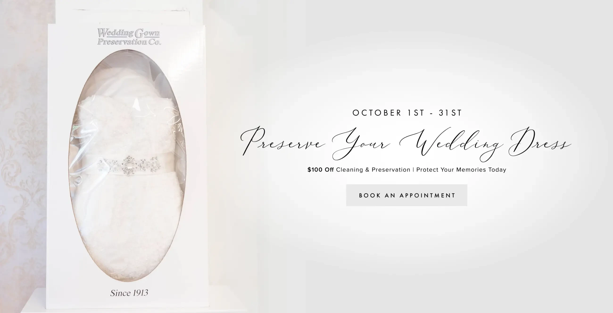 Preserve Your Wedding Dress Desktop